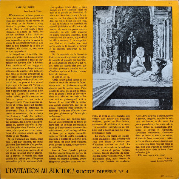 Release: Deathwish-Vinyl-France-1984-S.D.4, SUICIDE DIFFÉRÉ N° 4-430365