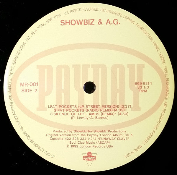 Master Release: Fat Pockets by Showbiz & A.G.
