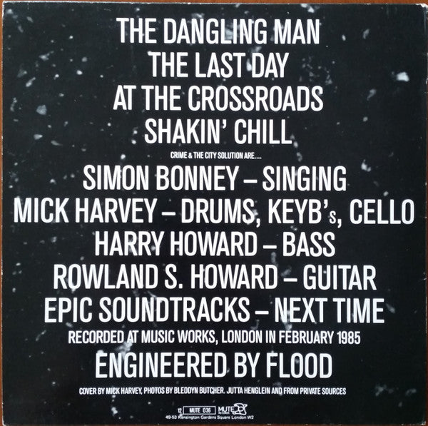 Master Release: The Dangling Man E.P. by Crime & The City Solution
