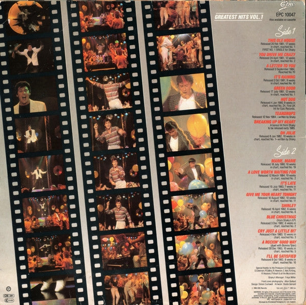 Release: Greatest Hits Volume 1-Vinyl-UK-1984-EPC 10047-876861