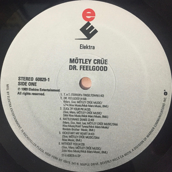 Release: Dr. Feelgood-Vinyl-US-1989-9 60829-1, 60829-1-389395