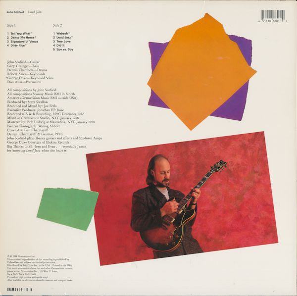 Release: Loud Jazz-Vinyl-US-1988-18-8801-1-515775