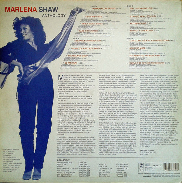 Master Release: Anthology by Marlena Shaw
