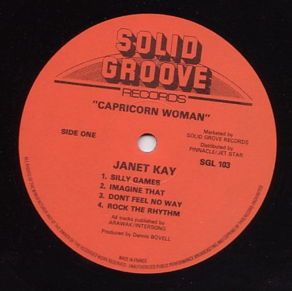 Release: Capricorn Woman-Vinyl-France-1982-SGL 103-570802