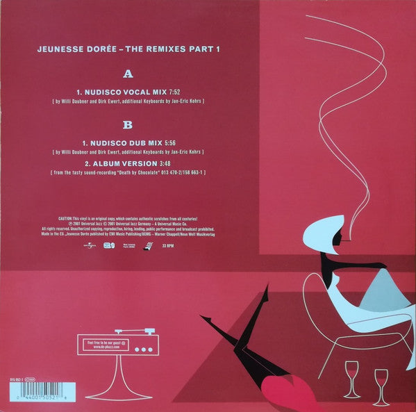 Master Release: Jeunesse Dorée - The Remixes Part 1 by De-Phazz