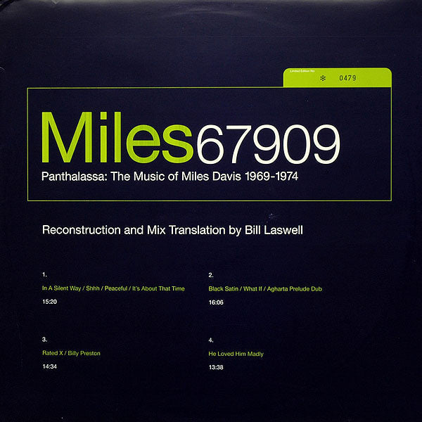 Master Release: Panthalassa: The Music Of Miles Davis 1969-1974 by Miles Davis