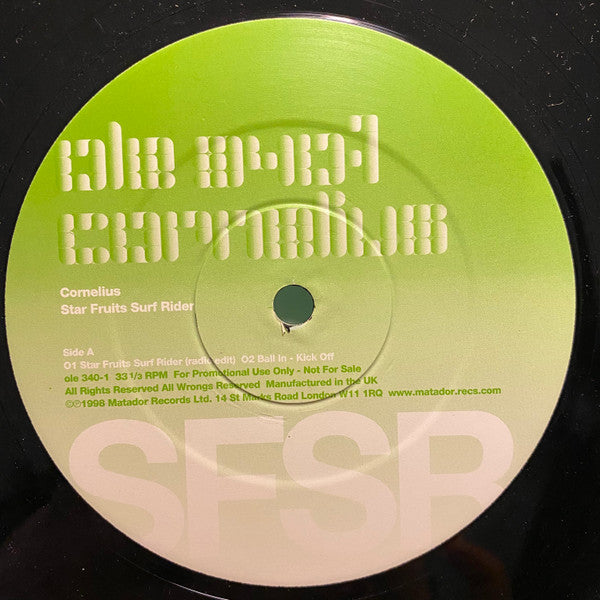 Release: Star Fruits Surf Rider-Vinyl-UK-1998-OLE 340-1-265158