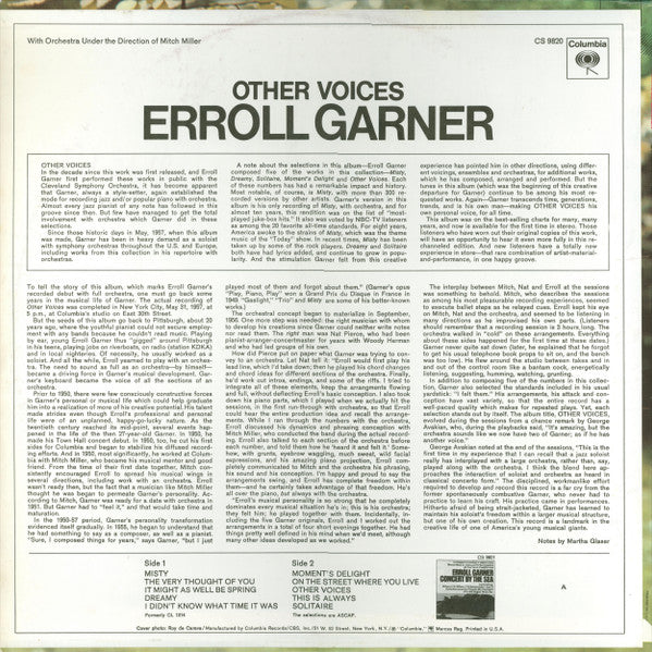 Release: Other Voices-Vinyl-US-1970-CS 9820-950651