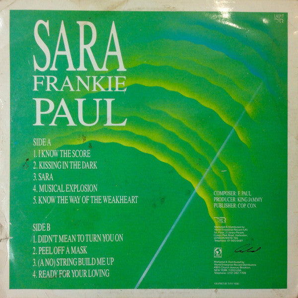 Master Release: Sara by Frankie Paul
