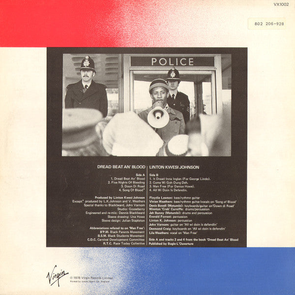 Master Release: Dread Beat An' Blood by Linton Kwesi Johnson