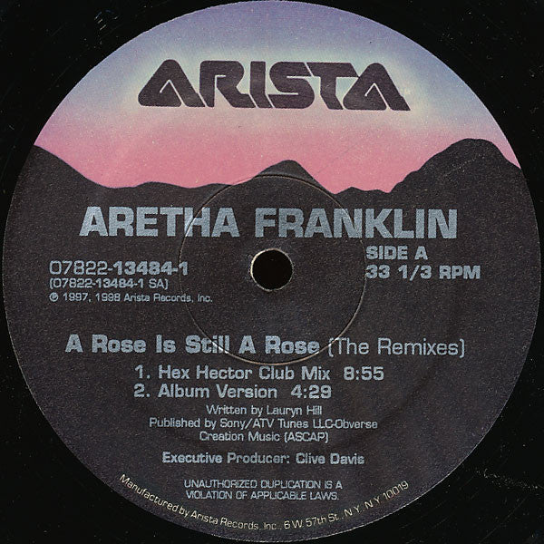 Master Release: A Rose Is Still A Rose by Aretha Franklin