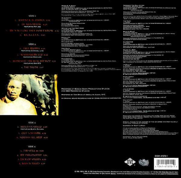 Release: KRS ONE-Vinyl-US-1995-01241-41570-1-219719