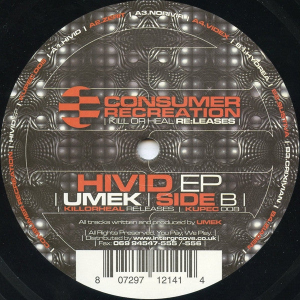Release: Hivid EP-Vinyl-Slovenia-2004-KUPEC 008-253659