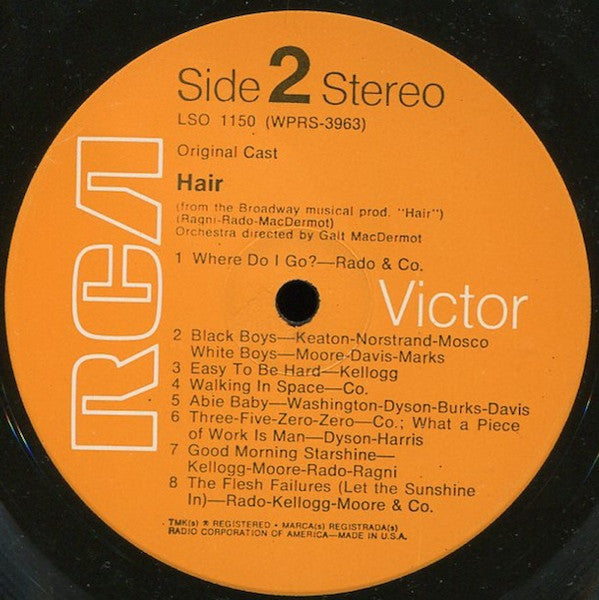 Hair - The American Tribal Love-Rock Musical (The Original Broadway Cast Recording)