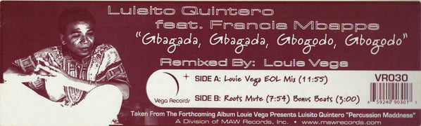 Master Release: Gbagada, Gbagada, Gbogodo, Gbogodo by Luisito Quintero