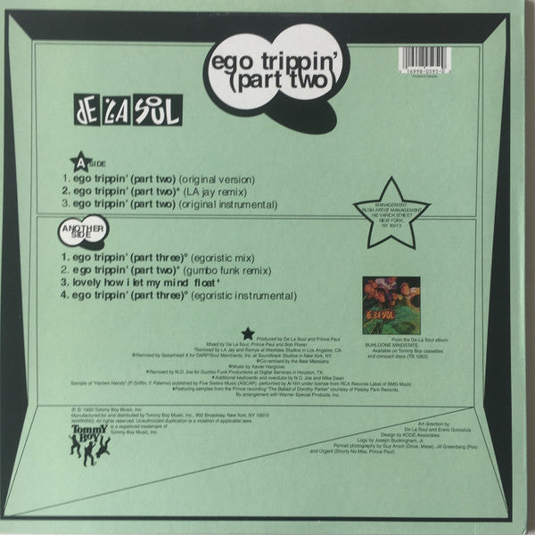 Release: Ego Trippin' (Part Two)-Vinyl-US-1993-TB 595-213131