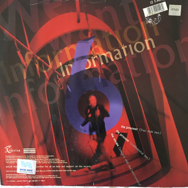 Release: The Prisoner-Vinyl-UK-1990-12 FAB 6, 12 FAB 6-195724