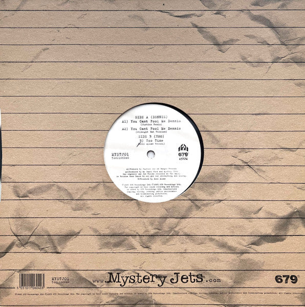 Master Release: You Can't Fool Me Dennis by Mystery Jets