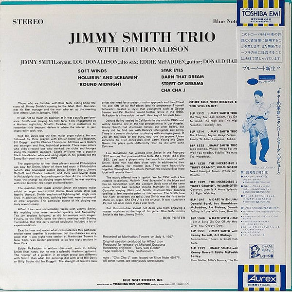Master Release: Jimmy Smith Trio + LD by Jimmy Smith Trio