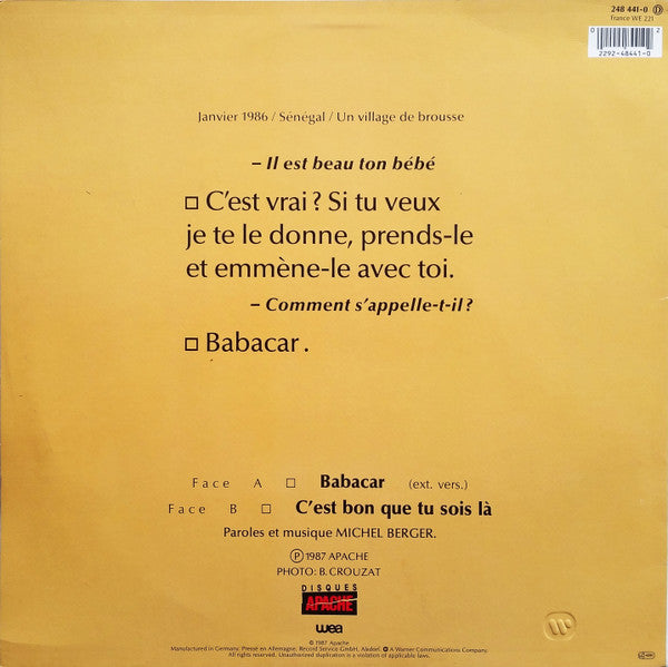 Master Release: Babacar by France Gall