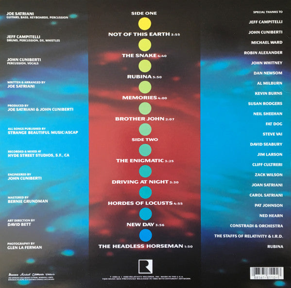 Release: Not Of This Earth-Vinyl-US-1988-88561-8110-1-396762