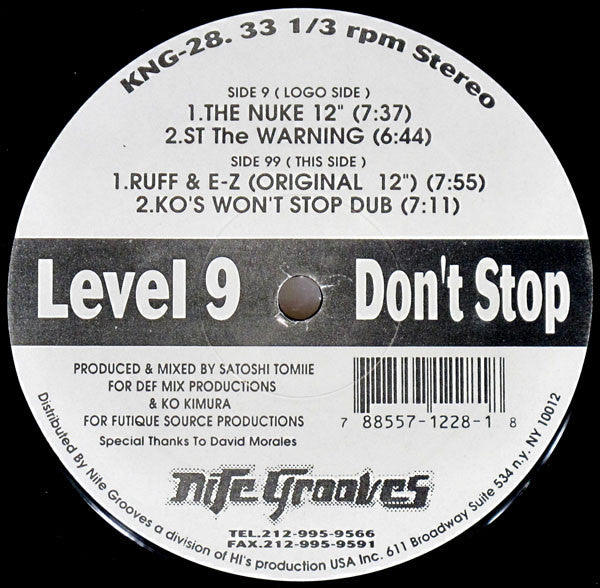 Release: Don't Stop-Vinyl-US-1995-KNG-28-284737