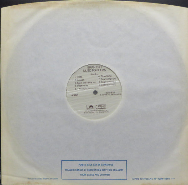 Release: Music For Films-Vinyl-UK-1978-2310 623-964290