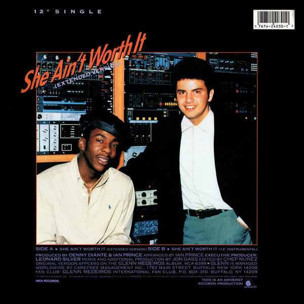 Master Release: She Ain't Worth It by Glenn Medeiros