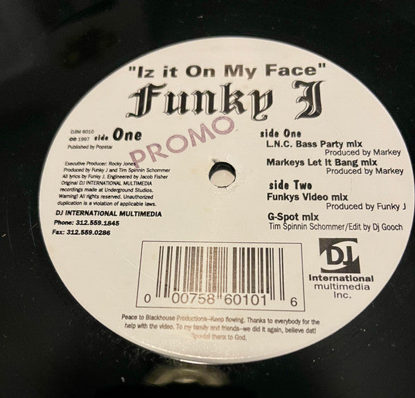Master Release: Iz It On My Face by Funky J