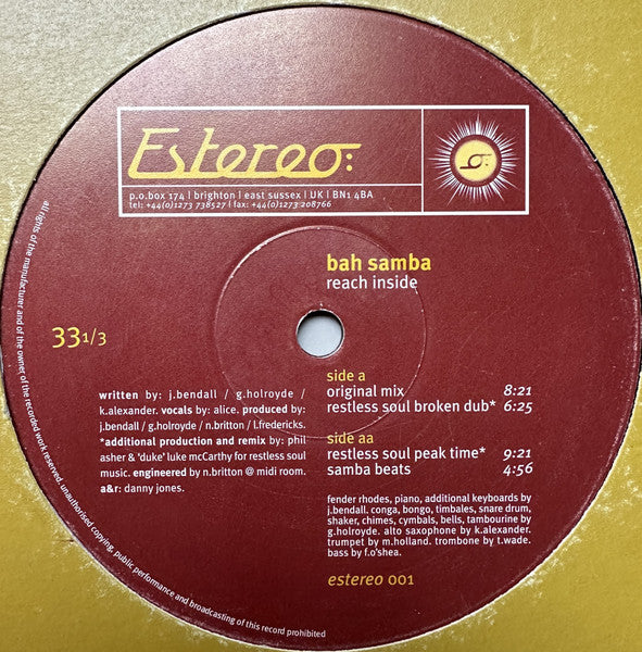 Master Release: Reach Inside by Bah Samba