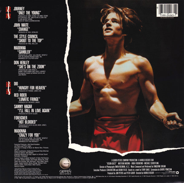 Release: Vision Quest (Original Motion Picture Sound Track)-Vinyl-US-1985-GHS 24063, GHS 24063 E-700392