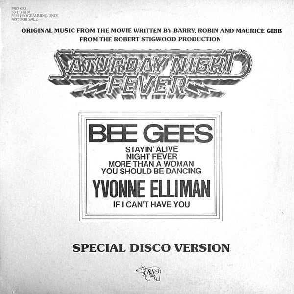 Release: Saturday Night Fever (Special Disco Version)-Vinyl-US-1977-PRO 033-420724