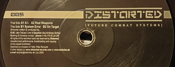 Release: Unknown Release-Vinyl-Germany-2006-Distorted 005-640528