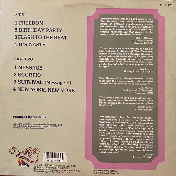 Master Release: Greatest Messages by Grandmaster Flash & The Furious Five