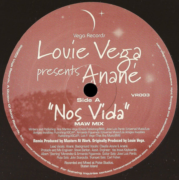 Master Release: Nos Vida / Mon Amour by Louie Vega