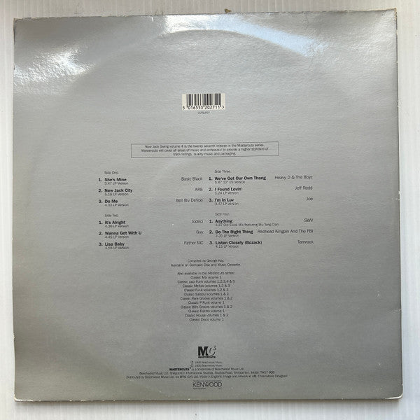 Master Release: New Jack Swing Mastercuts Volume 4 by Various