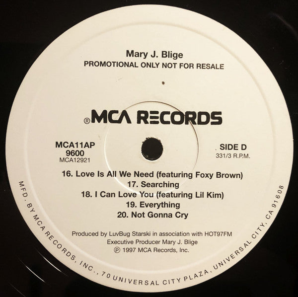Master Release: Flava by Mary J. Blige