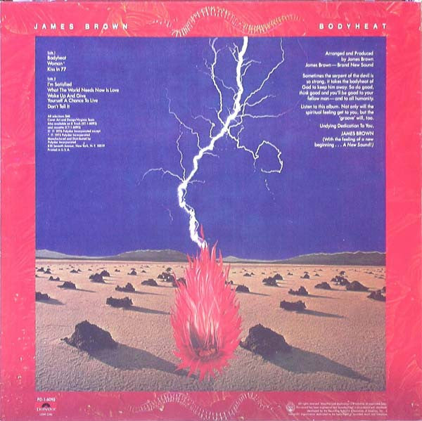 Master Release: Bodyheat by James Brown
