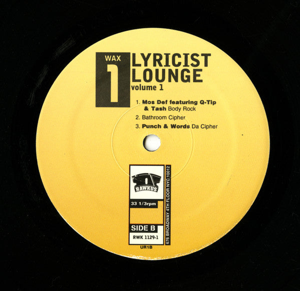 Lyricist Lounge (Volume One)