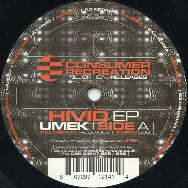 Master Release: Hivid EP by Umek