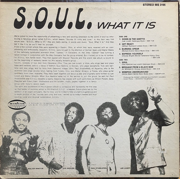 Master Release: What Is It by S.O.U.L.