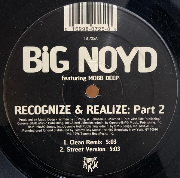 Master Release: Recognize & Realize by Big Noyd