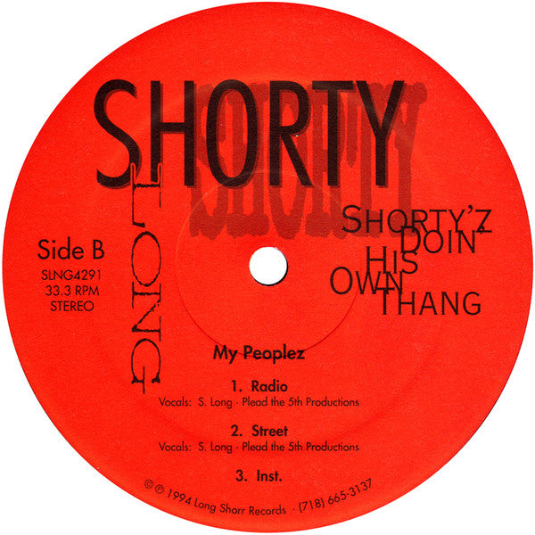 Master Release: Shorty'z Doin' His Own Thang by Shorty Long