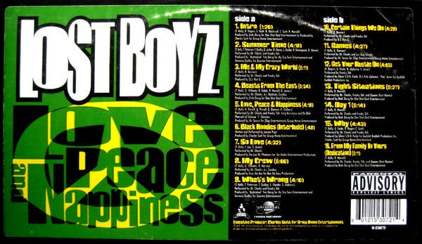 Master Release: Love, Peace & Nappiness by Lost Boyz