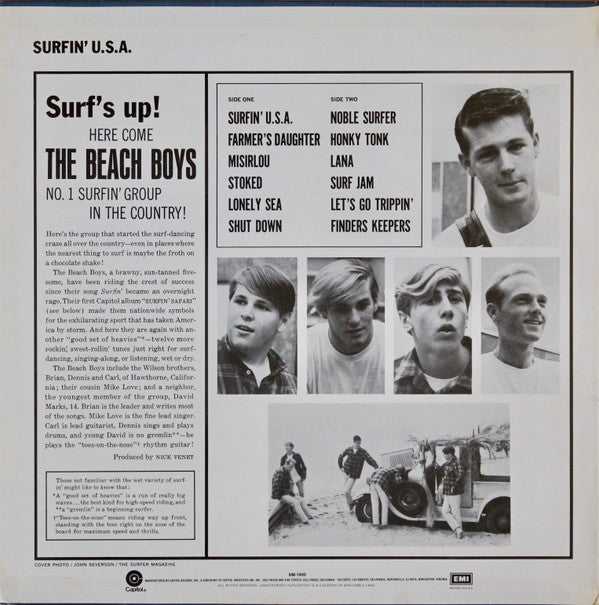 Release: Surfin' U.S.A.-Vinyl-US-1976-SM-1890-483157