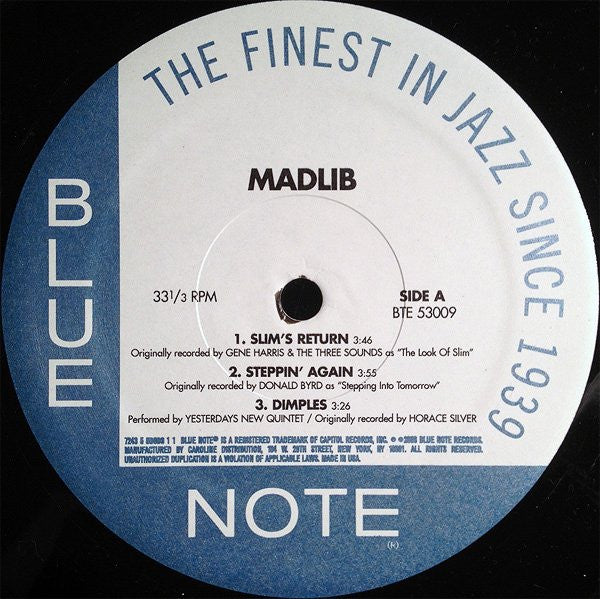 Master Release: Slim's Return by Madlib