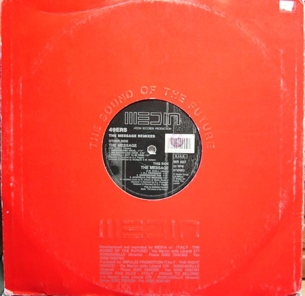 Release: The Message-Vinyl-Italy-1992-MR 597-519938