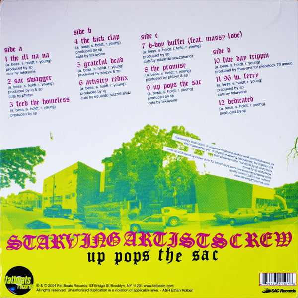 Master Release: Up Pops The Sac by Starving Artists Crew