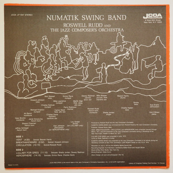 Release: Numatik Swing Band-Vinyl-US-1973-LP 1007-533045