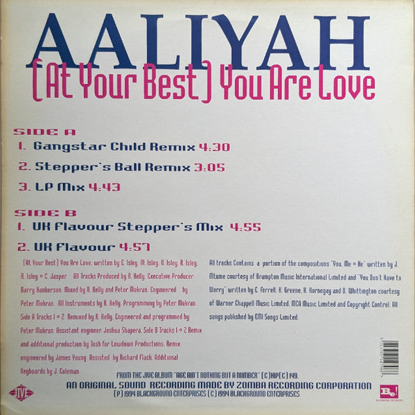 Release: At Your Best (You Are Love)-Vinyl-UK-1994-JIVE T 359-568501